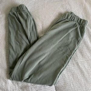 Sage green Brandy Melville Rosa sweatpants